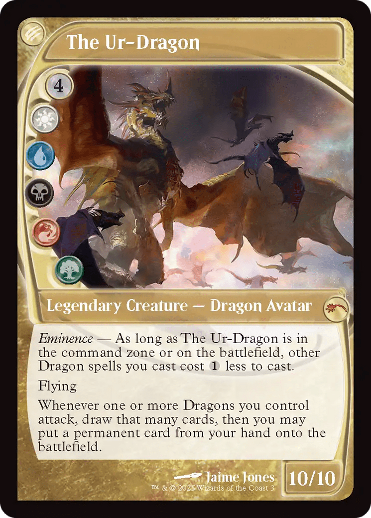 The Ur-Dragon (Retro Frame) [MagicFest 2025] MTG Single Magic: The Gathering  | Multizone: Comics And Games
