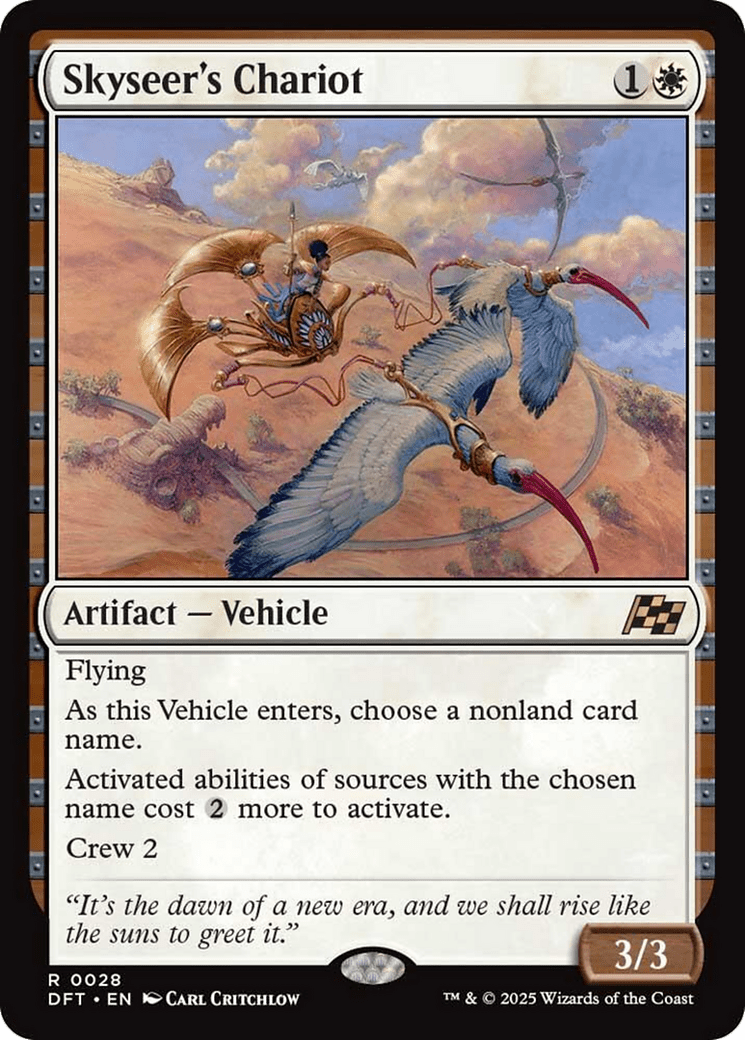 Skyseer's Chariot [Aetherdrift] MTG Single Magic: The Gathering  | Multizone: Comics And Games