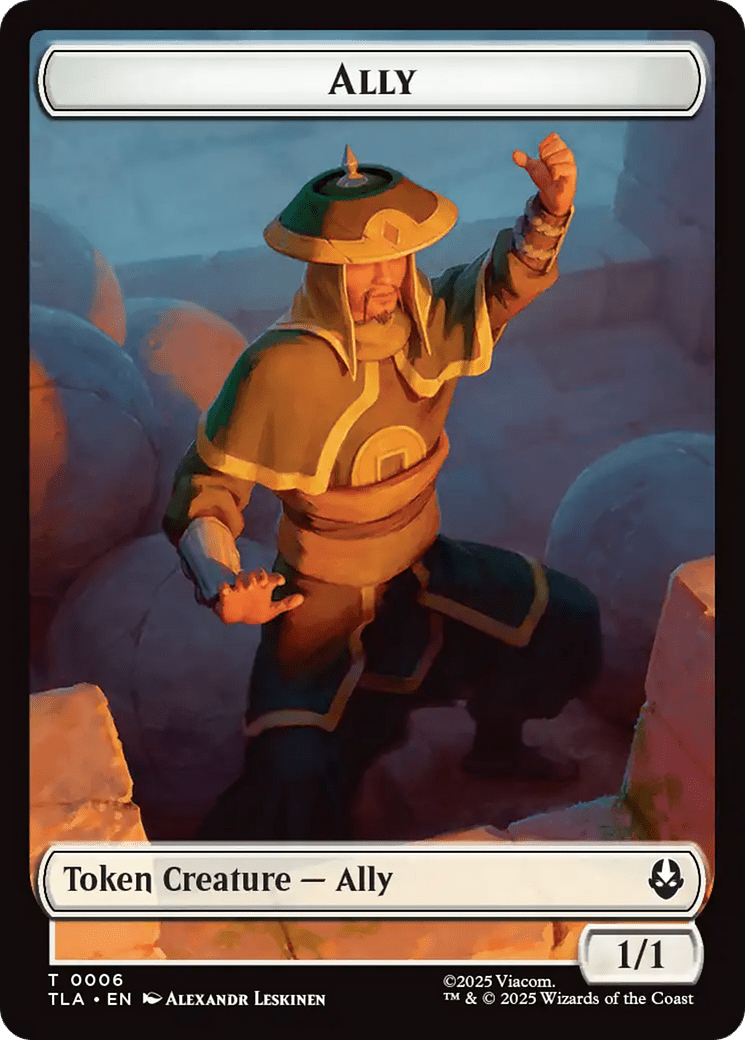 Ally (0006) // Soldier (0002) Double-Sided Token [Avatar: The Last Airbender Tokens] MTG Single Magic: The Gathering  | Multizone: Comics And Games