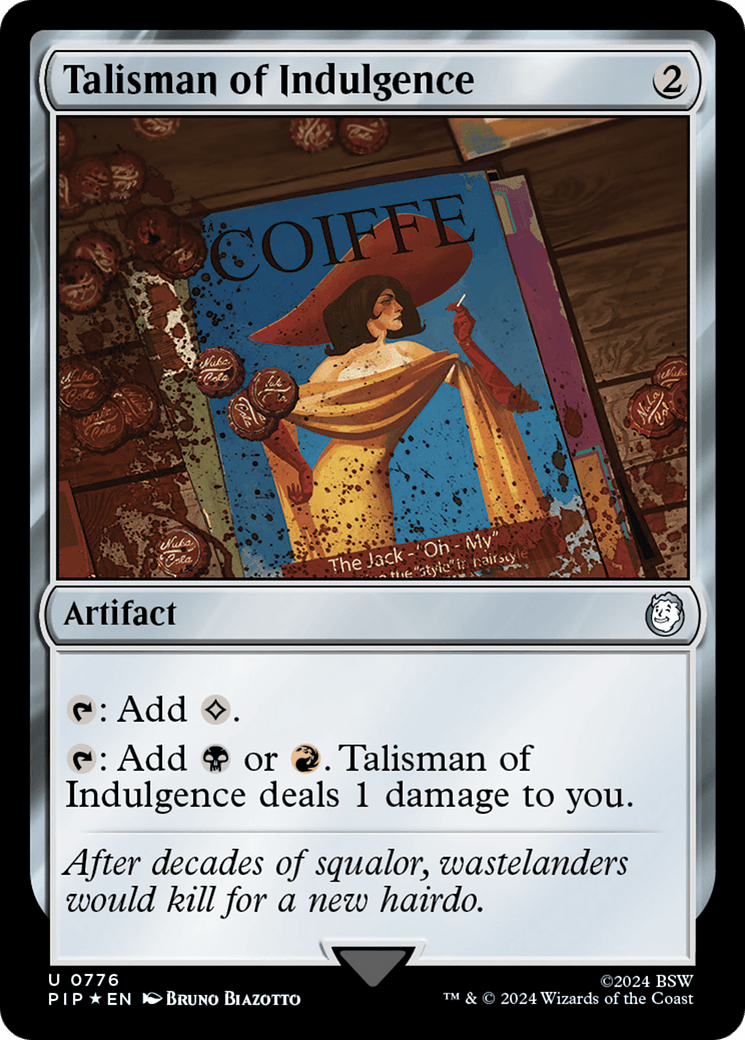 Talisman of Indulgence (Surge Foil) [Fallout] MTG Single Magic: The Gathering  | Multizone: Comics And Games