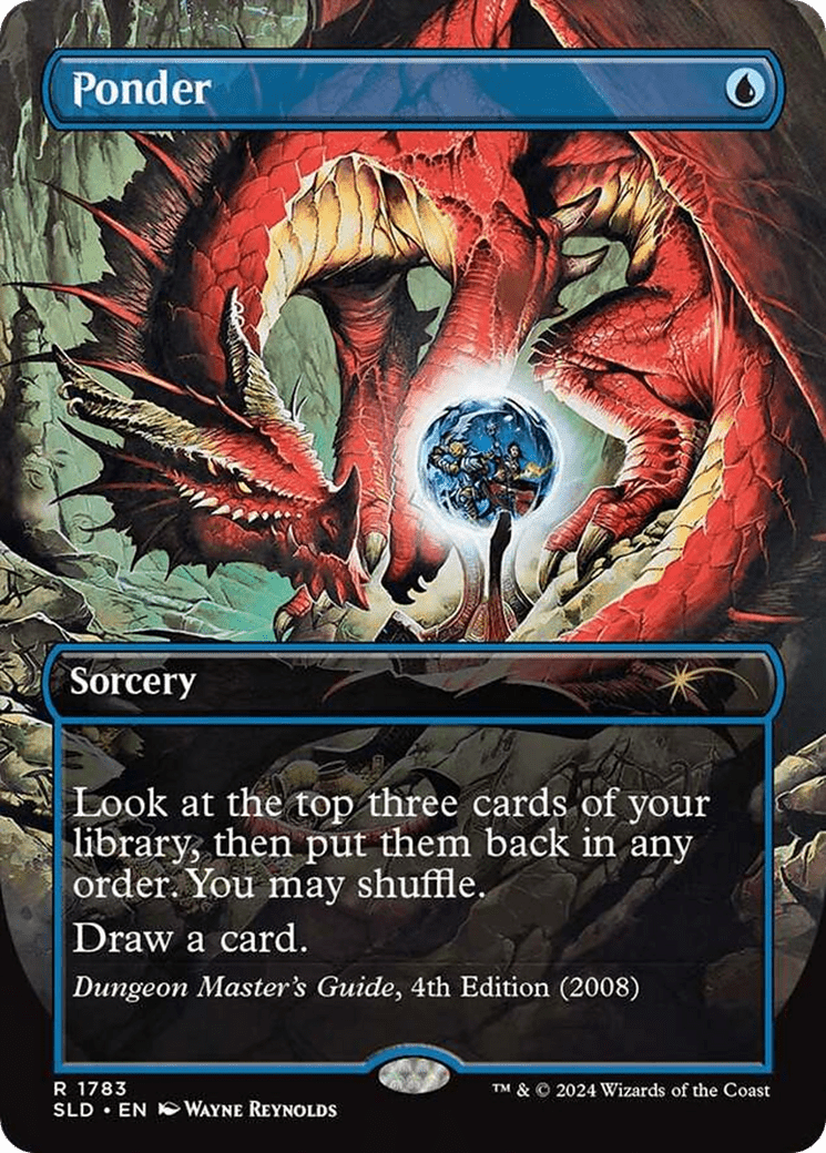 Ponder (1783) (Rainbow Foil) [Secret Lair Drop Series] MTG Single Magic: The Gathering  | Multizone: Comics And Games