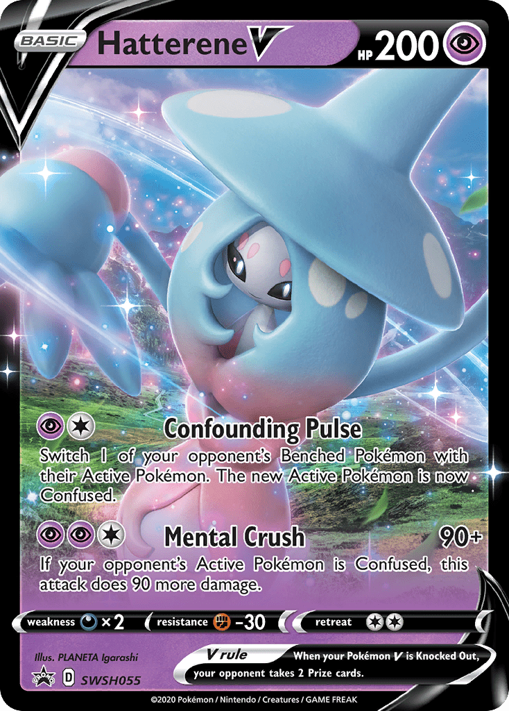 Hatterene V (SWSH055) [Sword & Shield: Black Star Promos] Pokemon Single Pokémon  | Multizone: Comics And Games