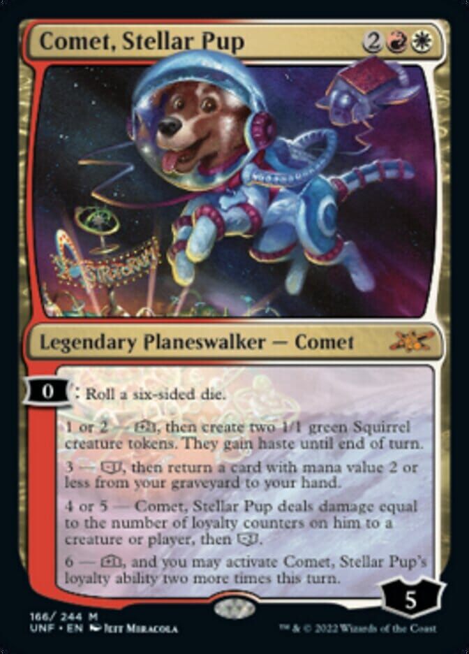 Comet, Stellar Pup [Unfinity] MTG Single Magic: The Gathering  | Multizone: Comics And Games