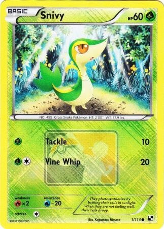Snivy (1/114) (League Promo) [Black & White: Base Set] Pokemon Single Pokémon  | Multizone: Comics And Games