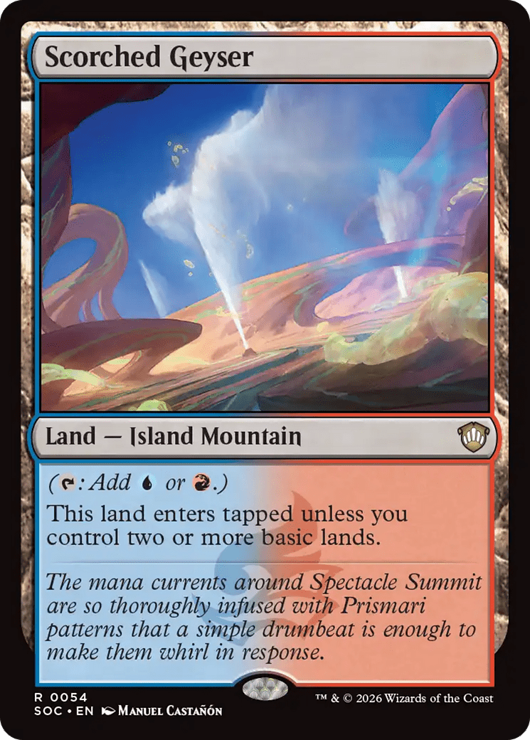 Scorched Geyser [Secrets of Strixhaven Commander] MTG Single Magic: The Gathering  | Multizone: Comics And Games