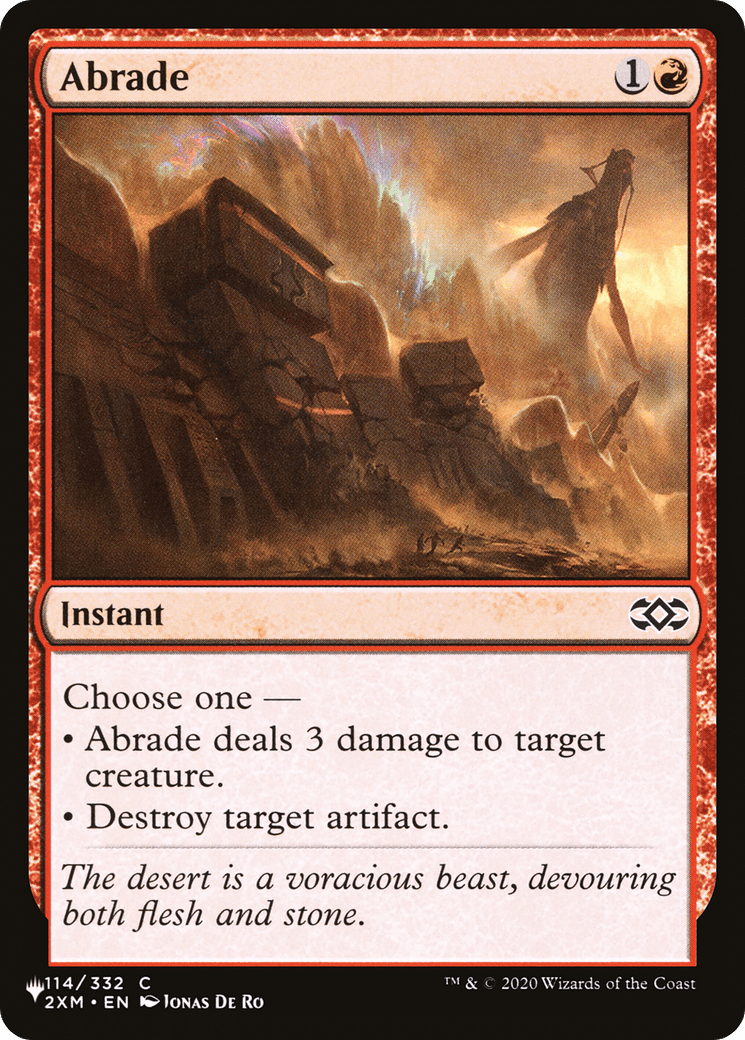Abrade (2XM) [The List] MTG Single Magic: The Gathering  | Multizone: Comics And Games