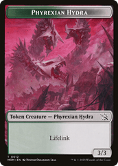Treasure (20) // Phyrexian Hydra (12) Double-Sided Token [March of the Machine Tokens] MTG Single Magic: The Gathering  | Multizone: Comics And Games