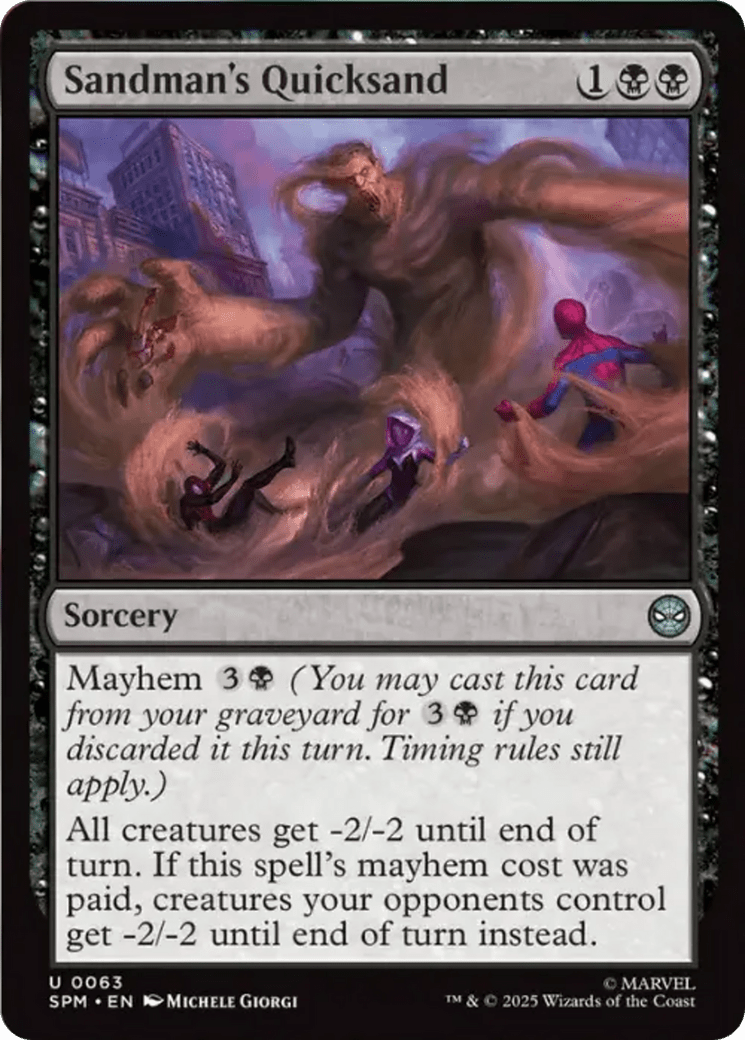 Sandman's Quicksand [Marvel's Spider-Man] MTG Single Magic: The Gathering  | Multizone: Comics And Games