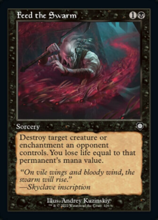 Feed the Swarm (Retro) [The Brothers' War Commander] MTG Single Magic: The Gathering  | Multizone: Comics And Games