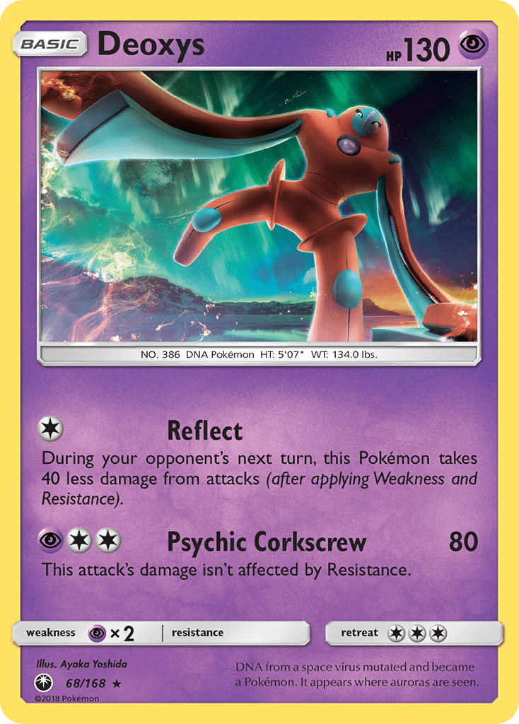 Deoxys (68/168) [Sun & Moon: Celestial Storm] Pokemon Single Pokémon  | Multizone: Comics And Games