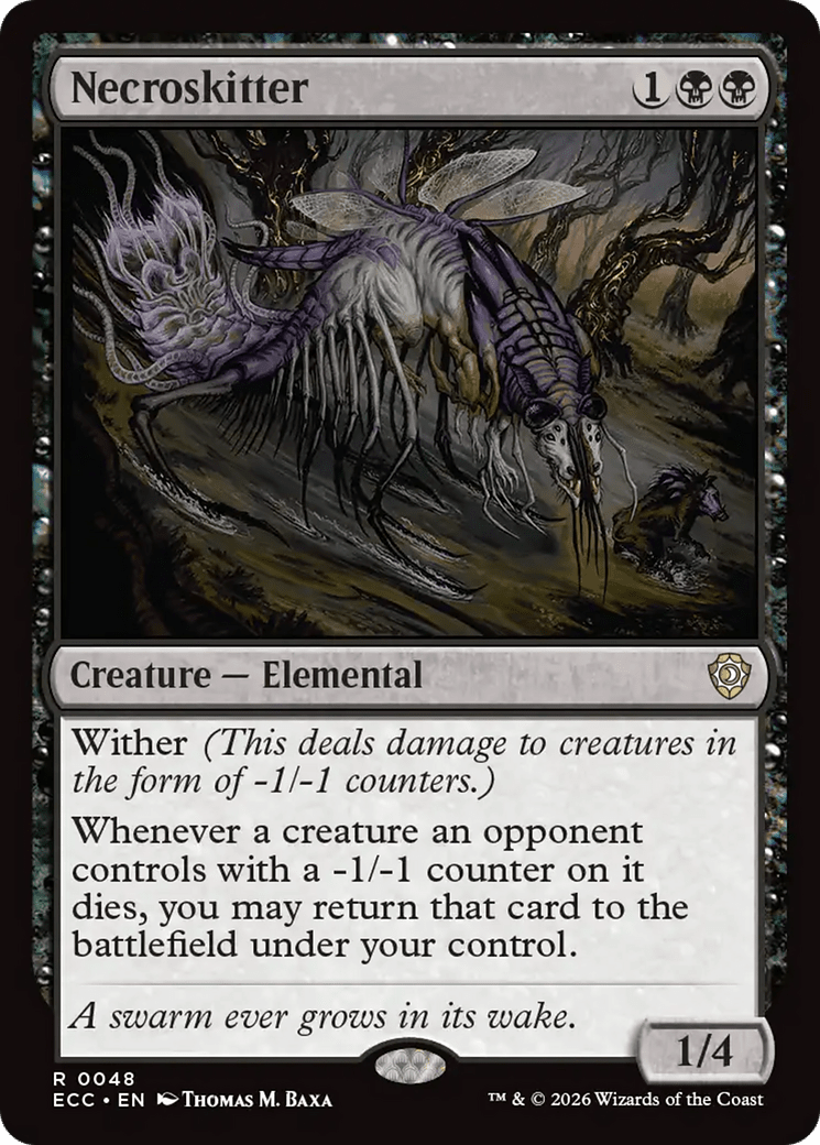 Necroskitter [Lorwyn Eclipsed Commander] MTG Single Magic: The Gathering  | Multizone: Comics And Games
