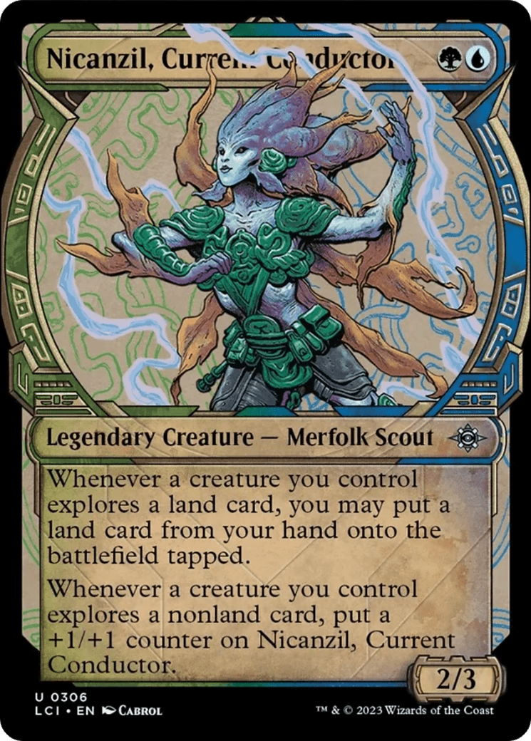 Nicanzil, Current Conductor (Showcase) [The Lost Caverns of Ixalan] MTG Single Magic: The Gathering  | Multizone: Comics And Games