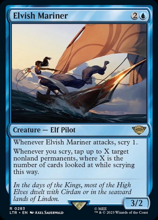 Elvish Mariner [The Lord of the Rings: Tales of Middle-Earth] MTG Single Magic: The Gathering  | Multizone: Comics And Games