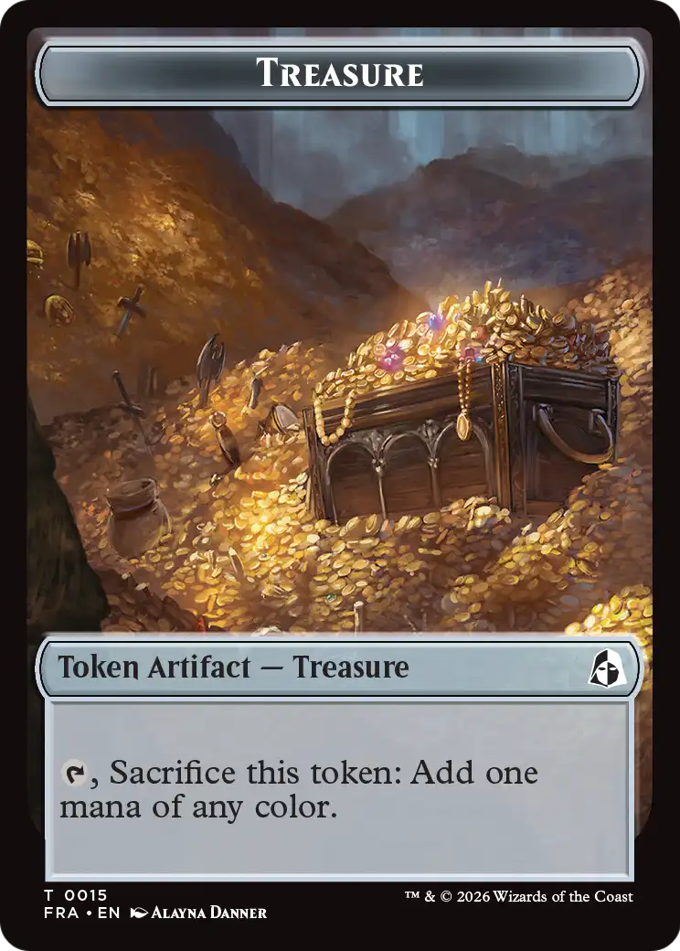 Angel (0003) // Treasure Double-Sided Token [Reality Fracture Tokens] | Multizone: Comics And Games