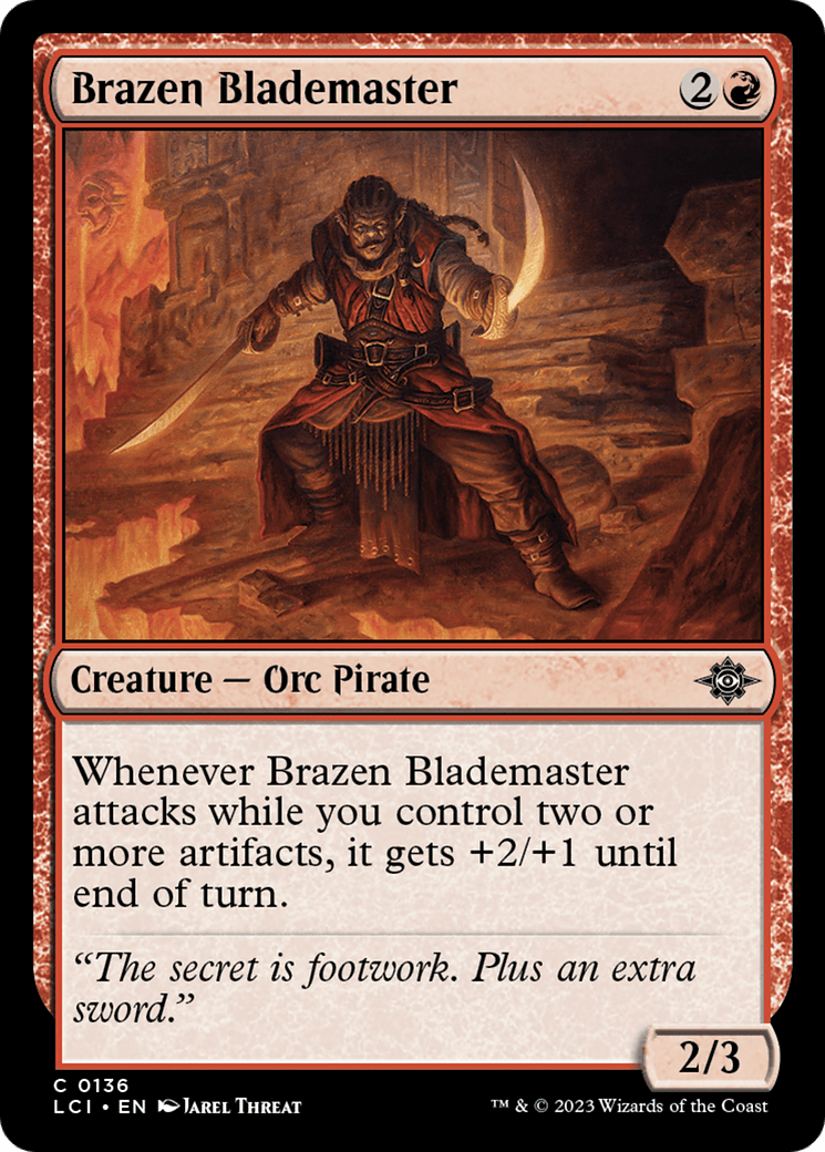 Brazen Blademaster [The Lost Caverns of Ixalan] MTG Single Magic: The Gathering  | Multizone: Comics And Games