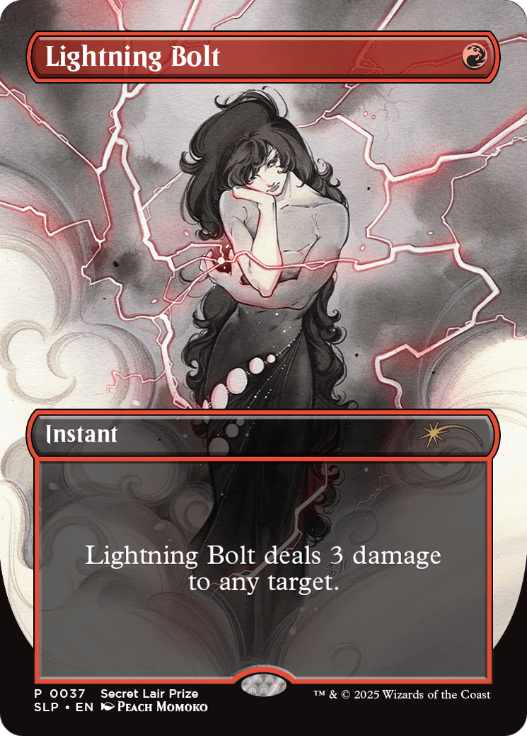 Lightning Bolt (0037) [Secret Lair Showdown] MTG Single Magic: The Gathering  | Multizone: Comics And Games