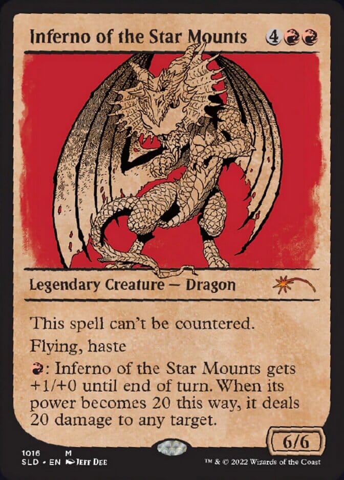 Inferno of the Star Mounts (Showcase) [Secret Lair Drop Series] MTG Single Magic: The Gathering  | Multizone: Comics And Games