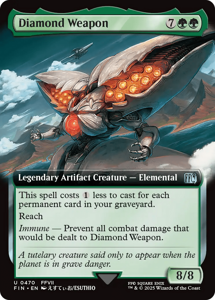 Diamond Weapon (Extended Art) [FINAL FANTASY] MTG Single Magic: The Gathering  | Multizone: Comics And Games