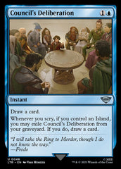 Council's Deliberation [The Lord of the Rings: Tales of Middle-Earth] MTG Single Magic: The Gathering  | Multizone: Comics And Games