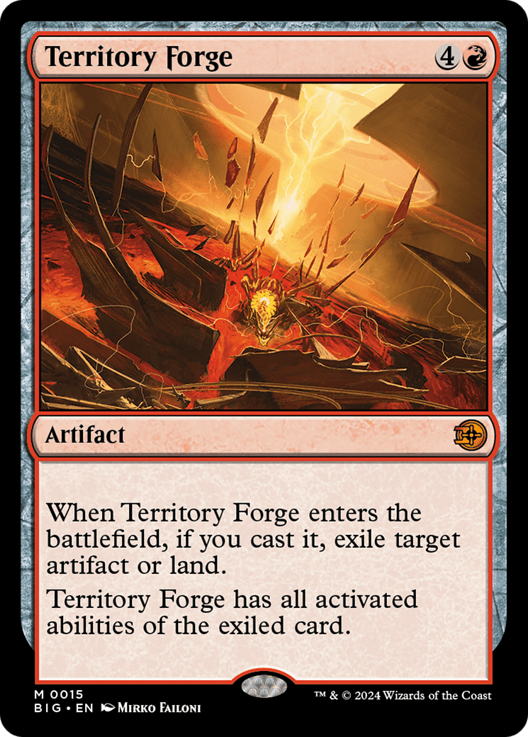 Territory Forge [Outlaws of Thunder Junction: The Big Score] MTG Single Magic: The Gathering  | Multizone: Comics And Games