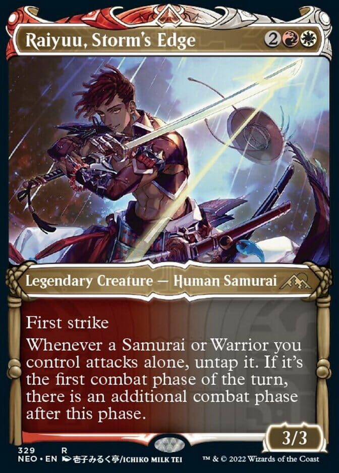 Raiyuu, Storm's Edge (Showcase Samurai) [Kamigawa: Neon Dynasty] MTG Single Magic: The Gathering  | Multizone: Comics And Games