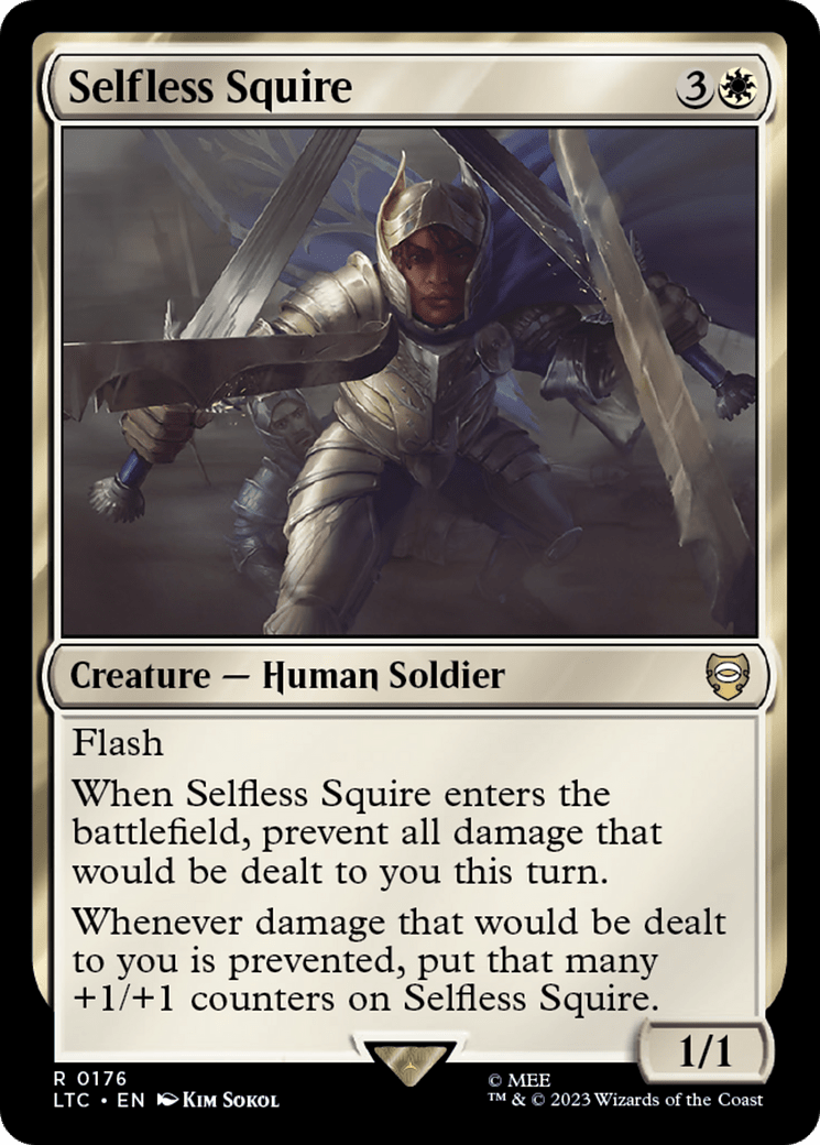 Selfless Squire [The Lord of the Rings: Tales of Middle-Earth Commander] MTG Single Magic: The Gathering  | Multizone: Comics And Games