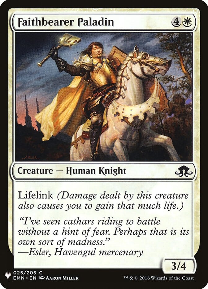 Faithbearer Paladin [Mystery Booster] MTG Single Magic: The Gathering  | Multizone: Comics And Games