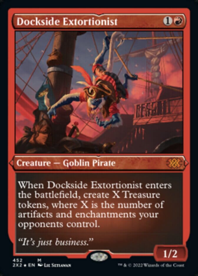 Dockside Extortionist (Foil Etched) [Double Masters 2022] MTG Single Magic: The Gathering  | Multizone: Comics And Games