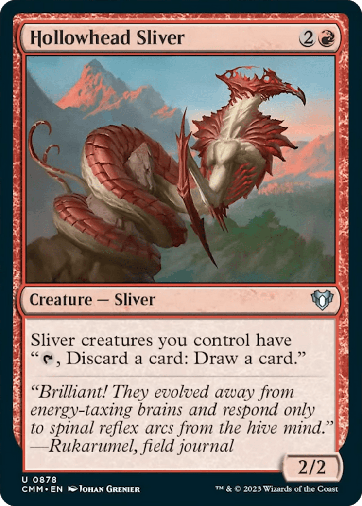 Hollowhead Sliver [Commander Masters] MTG Single Magic: The Gathering  | Multizone: Comics And Games