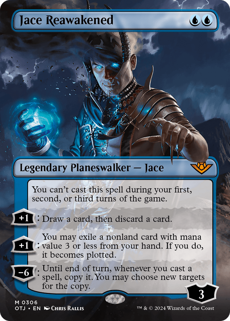 Jace Reawakened (Borderless) [Outlaws of Thunder Junction] MTG Single Magic: The Gathering  | Multizone: Comics And Games