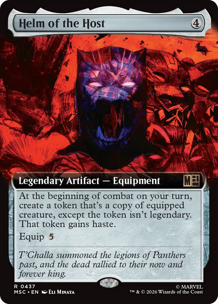 Helm of the Host (Extended Art) [Marvel Super Heroes Commander] MTG Single Magic: The Gathering  | Multizone: Comics And Games