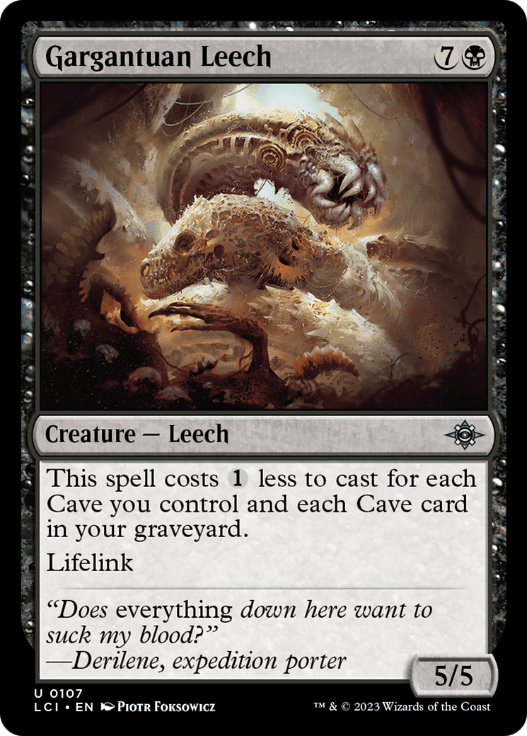 Gargantuan Leech [The Lost Caverns of Ixalan] MTG Single Magic: The Gathering  | Multizone: Comics And Games