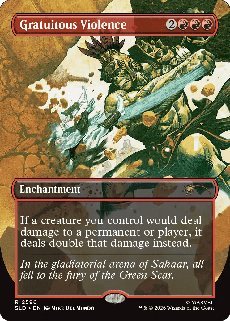 Gratuitous Violence [Secret Lair Drop Series] MTG Single Magic: The Gathering  | Multizone: Comics And Games