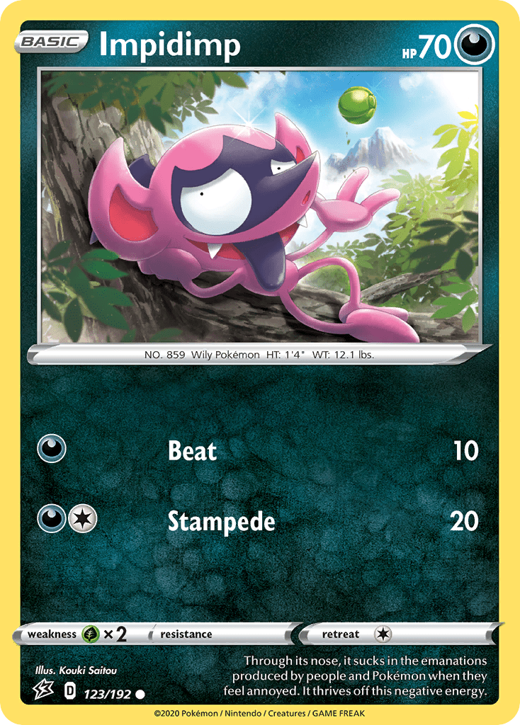 Impidimp (123/192) [Sword & Shield: Rebel Clash] Pokemon Single Pokémon  | Multizone: Comics And Games