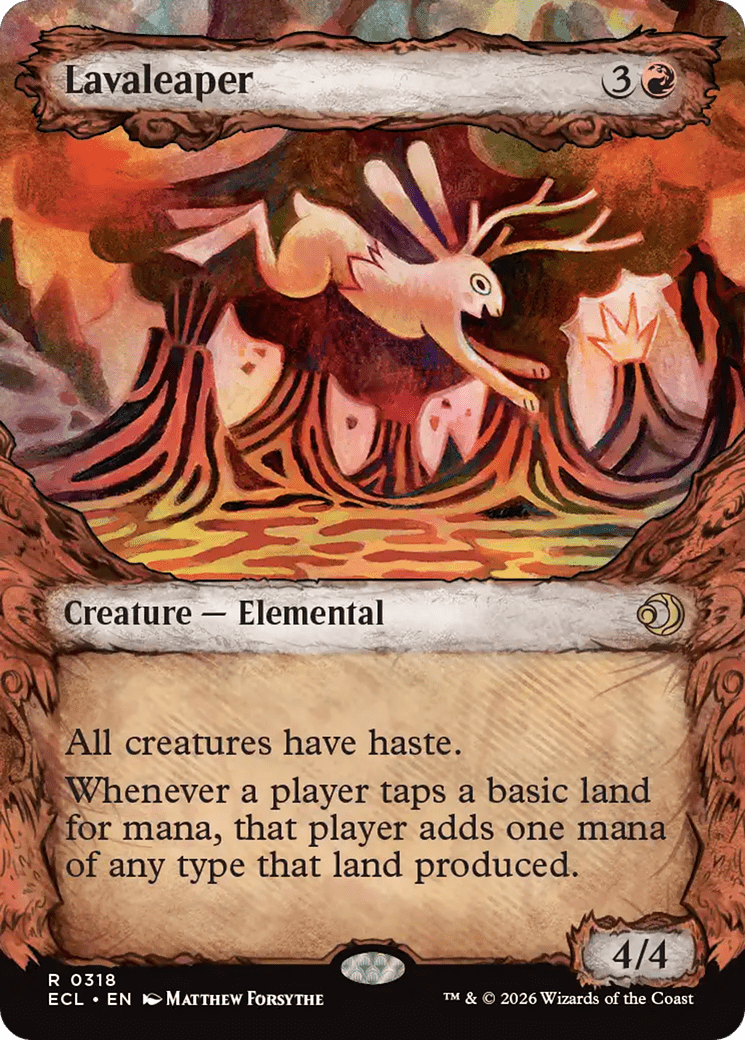 Lavaleaper (Showcase) [Lorwyn Eclipsed] MTG Single Magic: The Gathering  | Multizone: Comics And Games