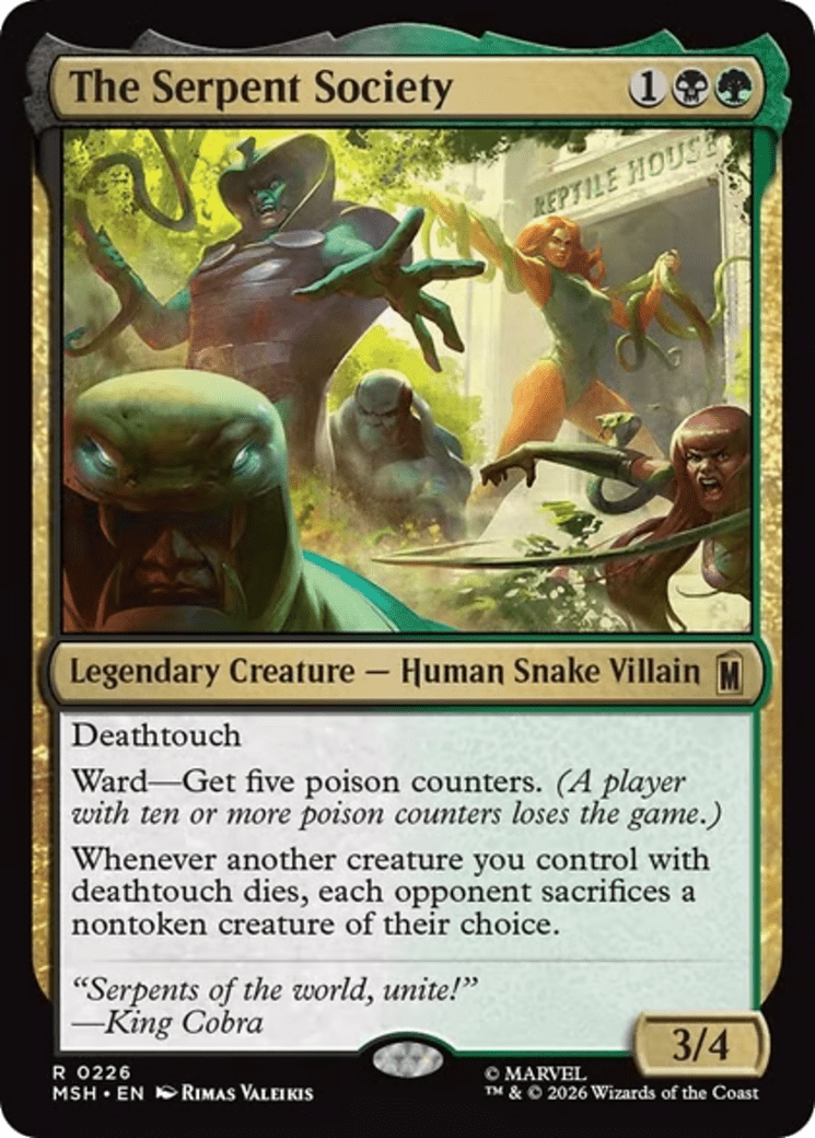 The Serpent Society [Marvel Super Heroes] MTG Single Magic: The Gathering  | Multizone: Comics And Games