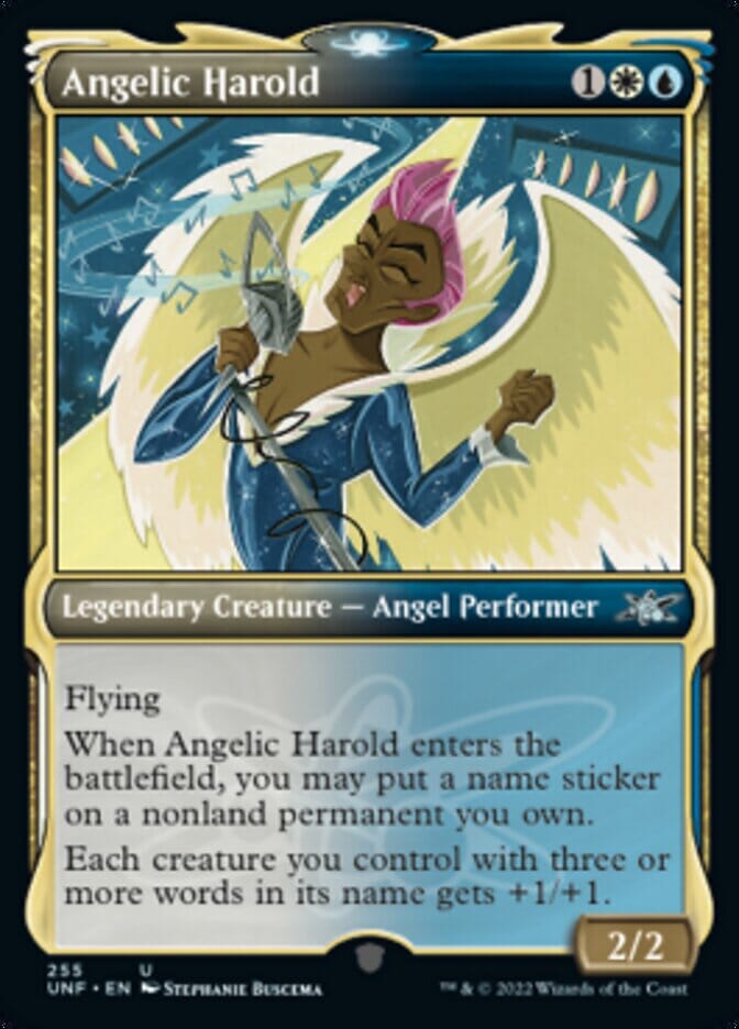 Angelic Harold (Showcase) [Unfinity] MTG Single Magic: The Gathering  | Multizone: Comics And Games