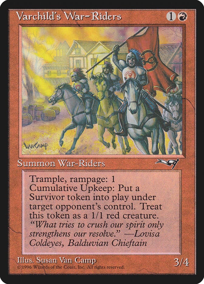 Varchild's War-Riders [Alliances] MTG Single Magic: The Gathering  | Multizone: Comics And Games