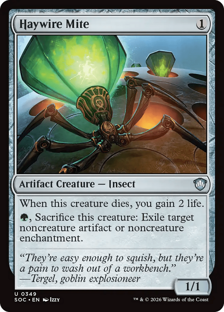 Haywire Mite [Secrets of Strixhaven Commander] MTG Single Magic: The Gathering  | Multizone: Comics And Games