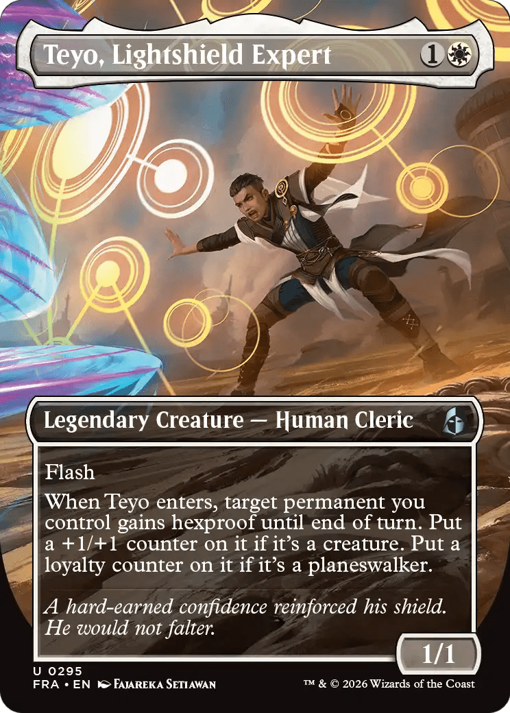 Teyo, Lightshield Expert (Borderless) [Reality Fracture] MTG Single Magic: The Gathering  | Multizone: Comics And Games