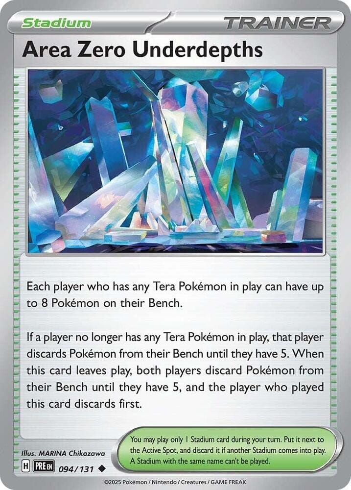 Area Zero Underdepths (094/131) [Scarlet & Violet: Prismatic Evolutions] Pokemon Single Pokémon  | Multizone: Comics And Games