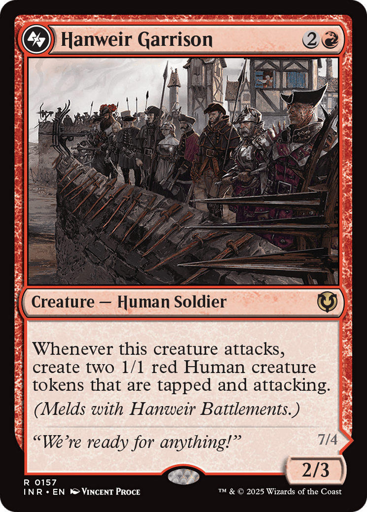 Hanweir Garrison [Innistrad Remastered] MTG Single Magic: The Gathering  | Multizone: Comics And Games