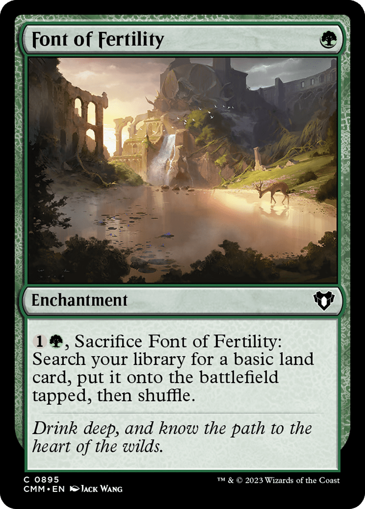 Font of Fertility [Commander Masters] MTG Single Magic: The Gathering  | Multizone: Comics And Games