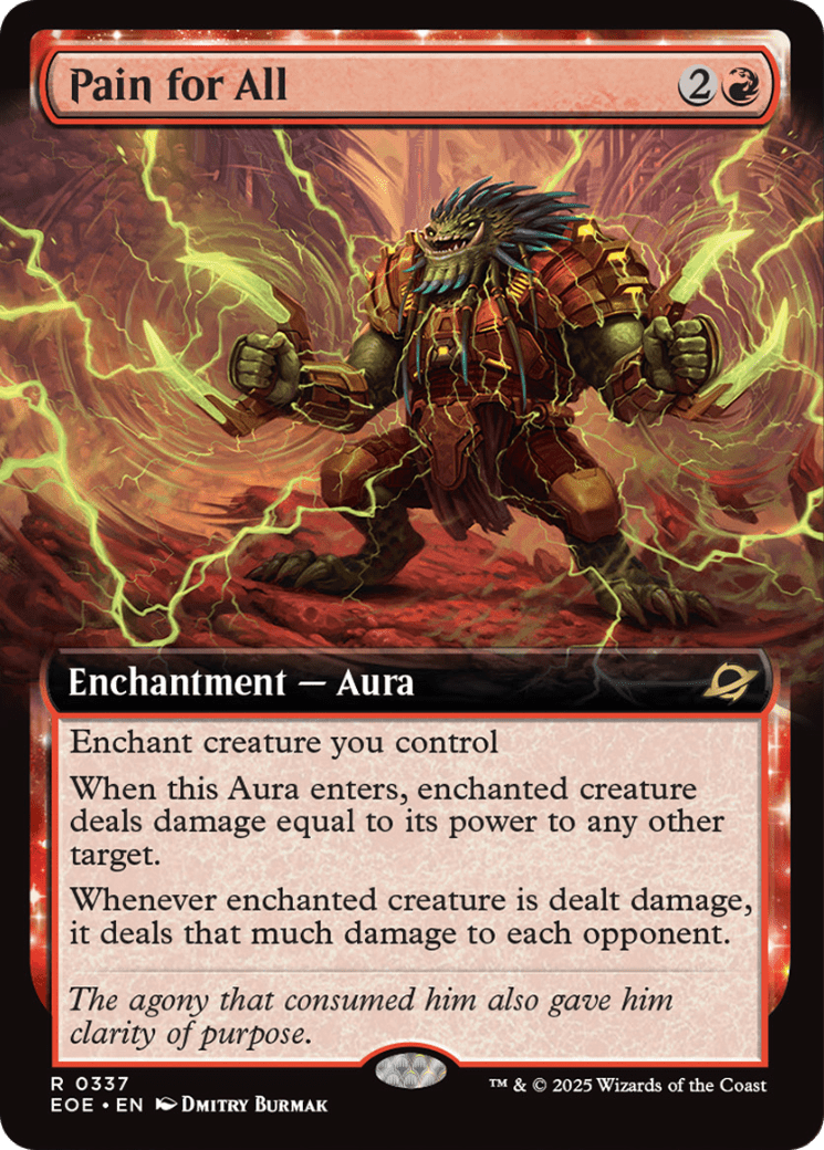 Pain for All (Extended Art) [Edge of Eternities] MTG Single Magic: The Gathering  | Multizone: Comics And Games