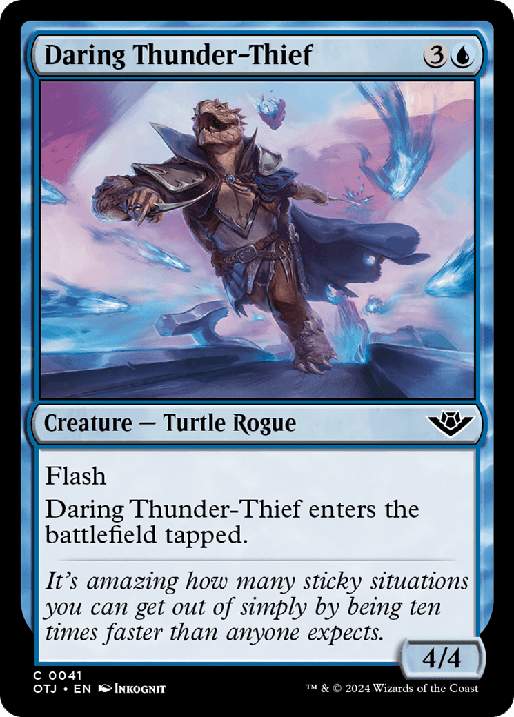 Daring Thunder-Thief [Outlaws of Thunder Junction] MTG Single Magic: The Gathering  | Multizone: Comics And Games