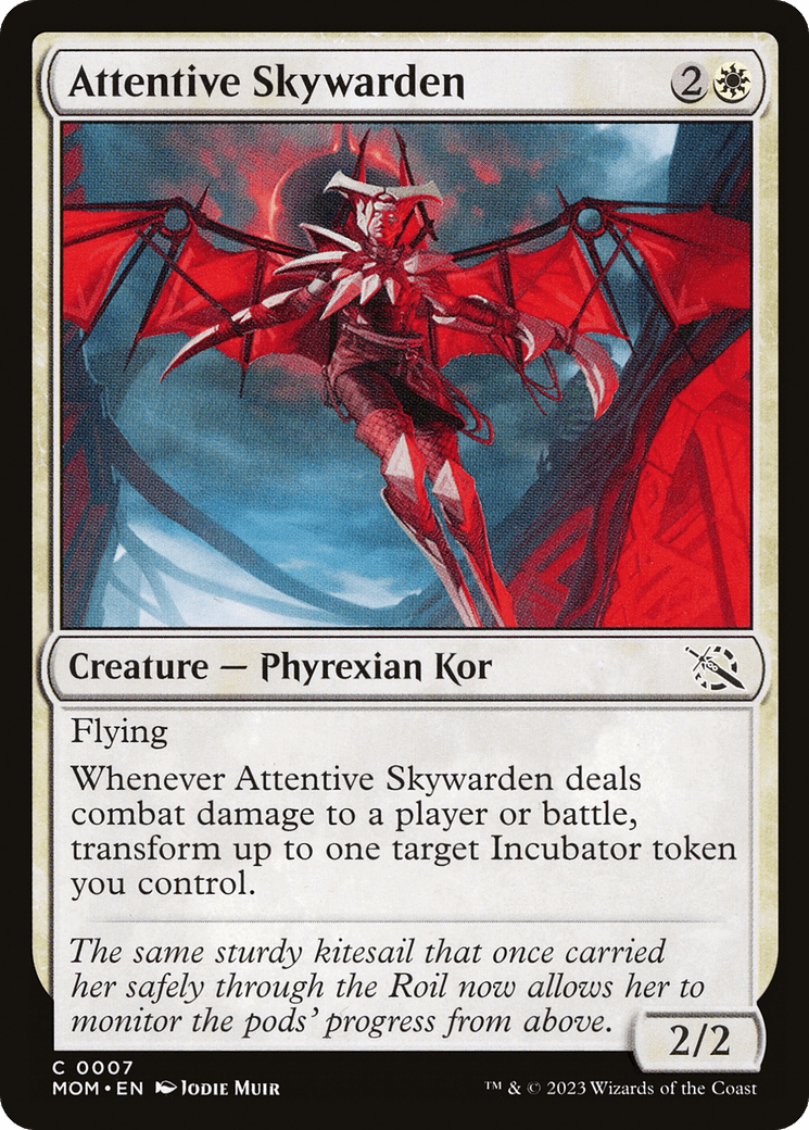 Attentive Skywarden [March of the Machine] MTG Single Magic: The Gathering  | Multizone: Comics And Games