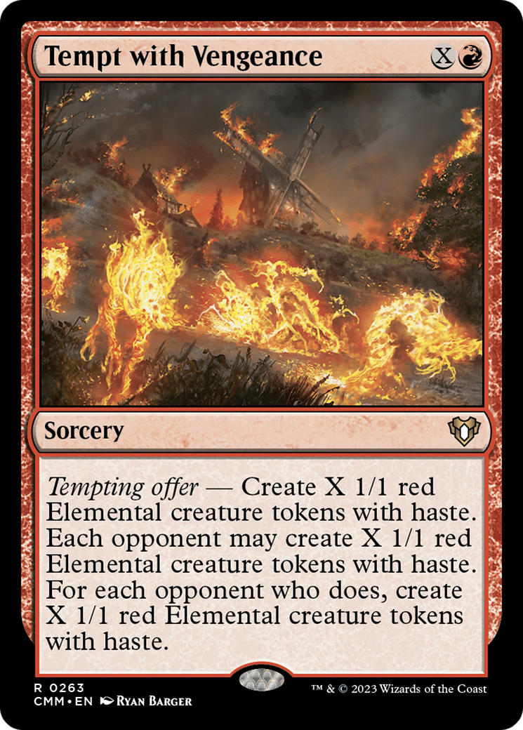 Tempt with Vengeance [Commander Masters] MTG Single Magic: The Gathering  | Multizone: Comics And Games
