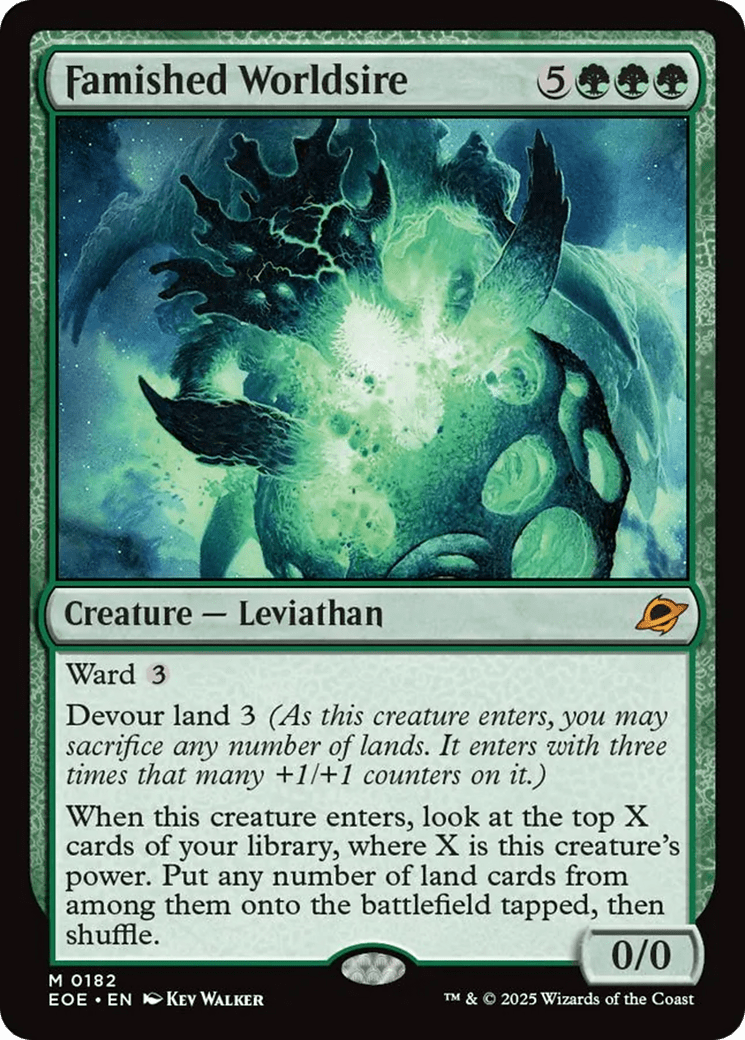 Famished Worldsire [Edge of Eternities] MTG Single Magic: The Gathering  | Multizone: Comics And Games