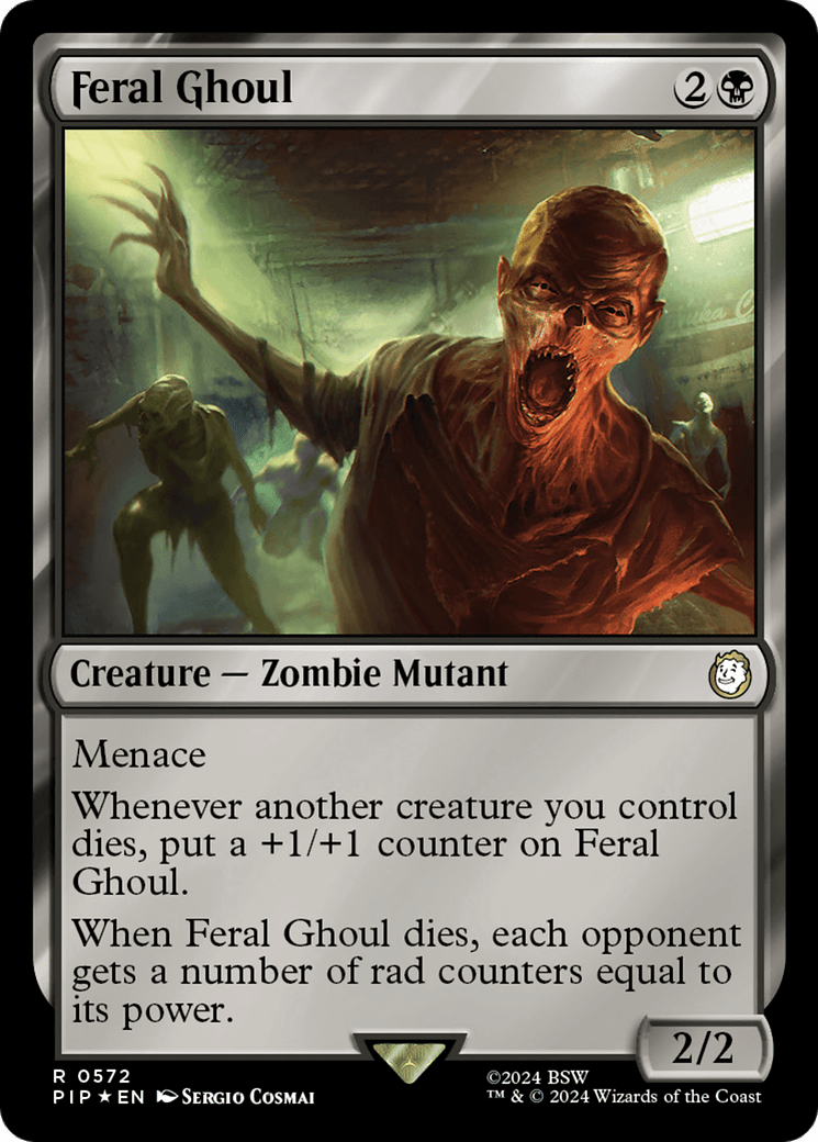Feral Ghoul (Surge Foil) [Fallout] MTG Single Magic: The Gathering  | Multizone: Comics And Games