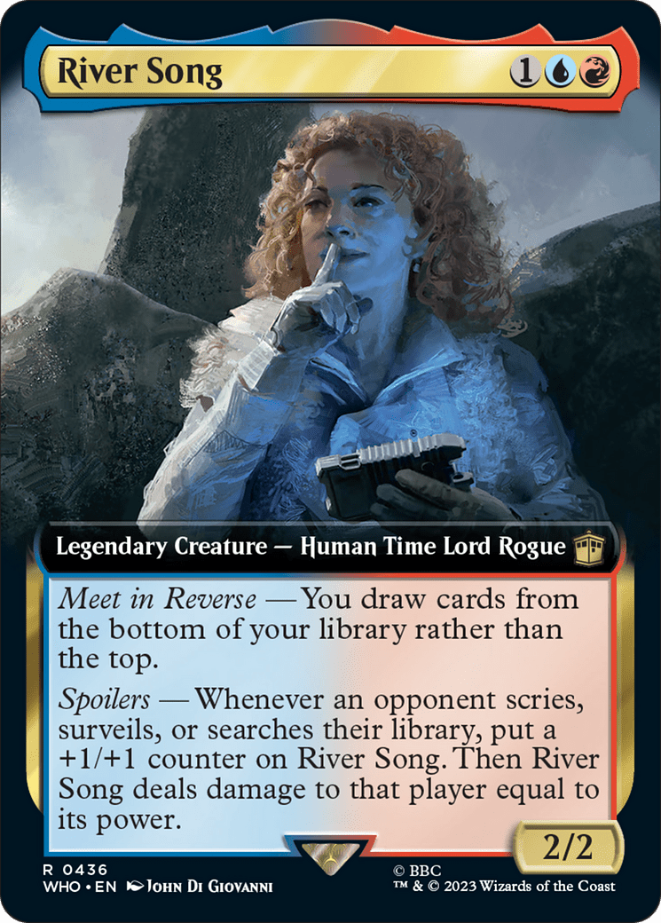 River Song (Extended Art) [Doctor Who] MTG Single Magic: The Gathering  | Multizone: Comics And Games